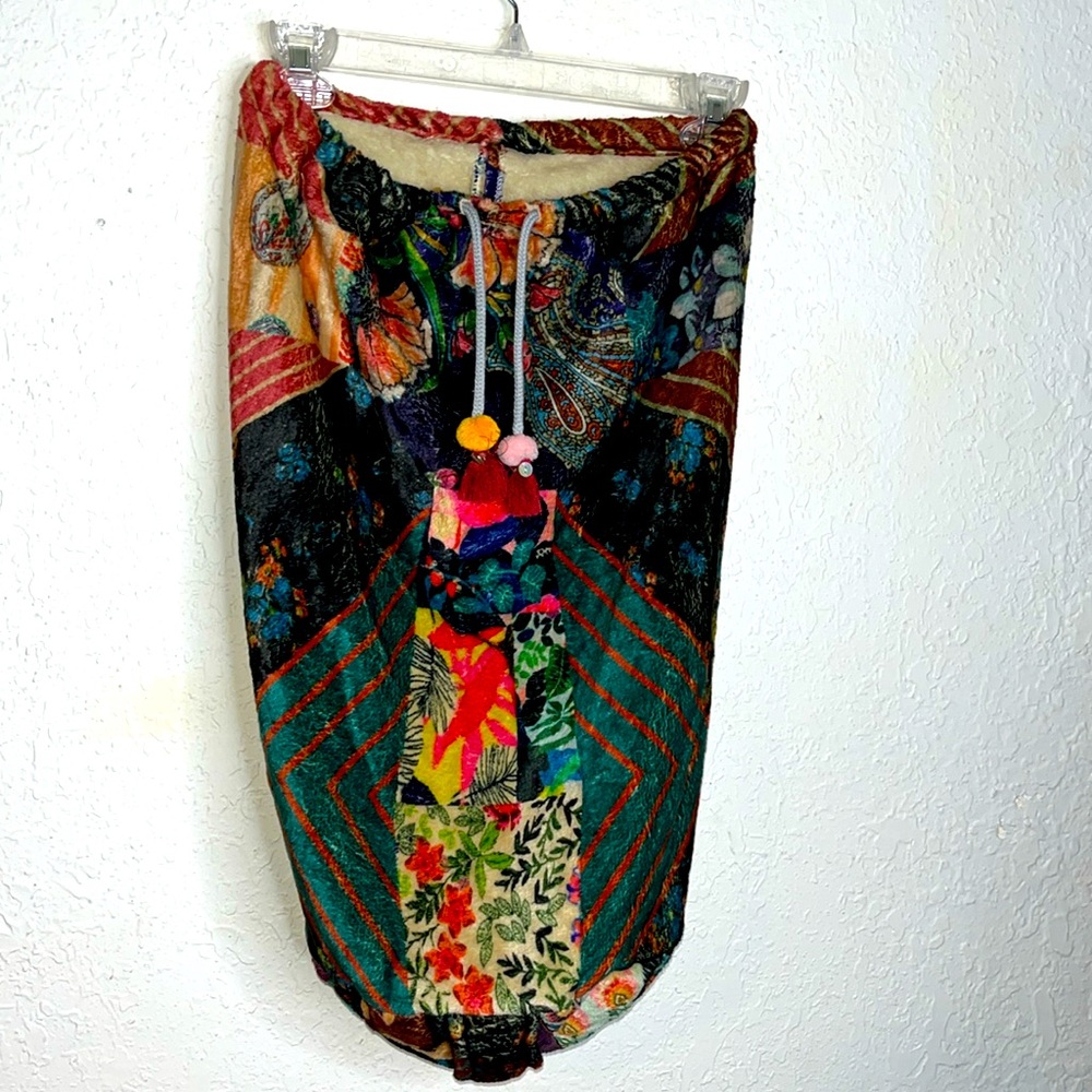 Johnny Was Sherpa Cozy Blanket Bag No Blanket